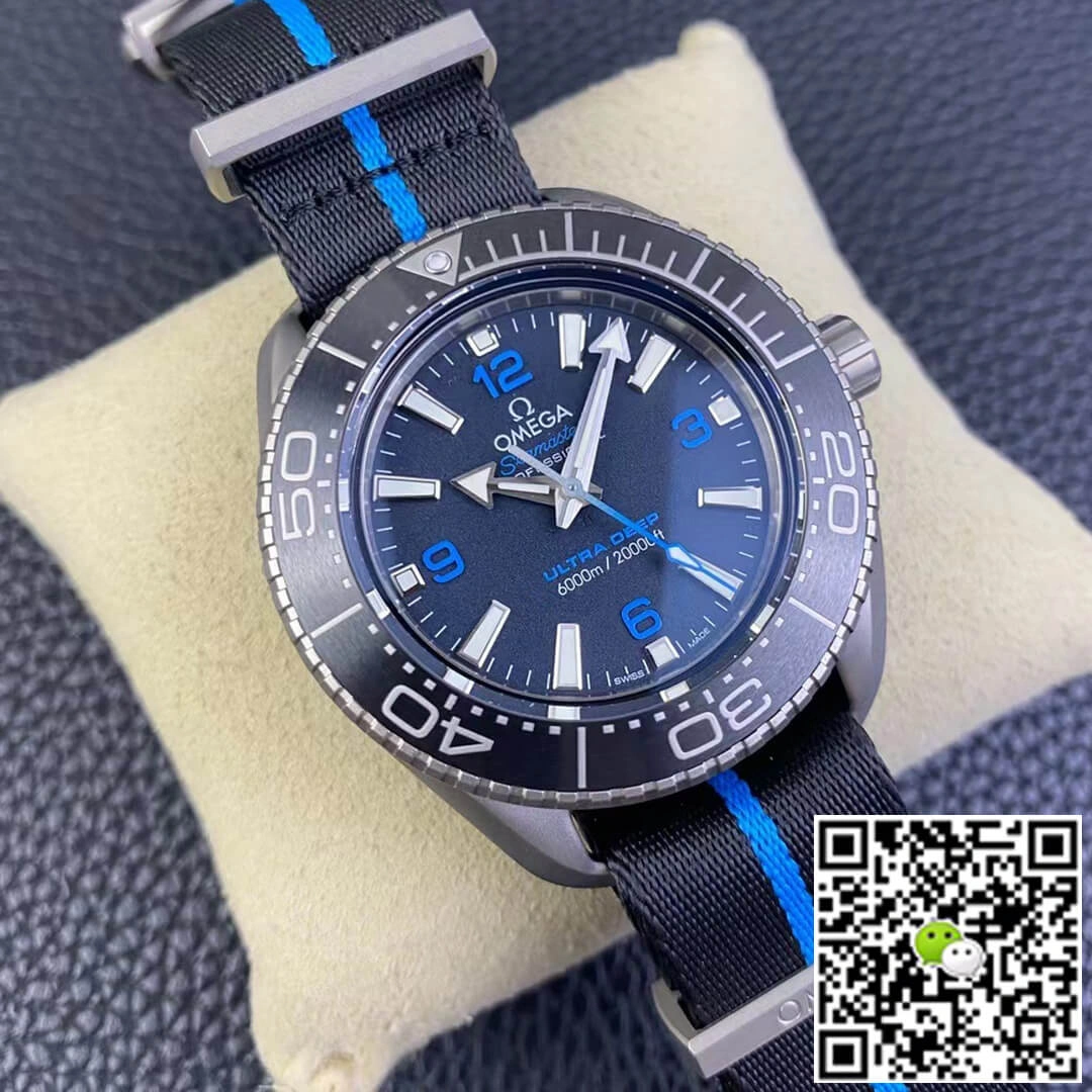 Omega Seamaster 215.92.46.21.01.001 VS Factory 1:1 Best Edition Replica Watch Black Bezel